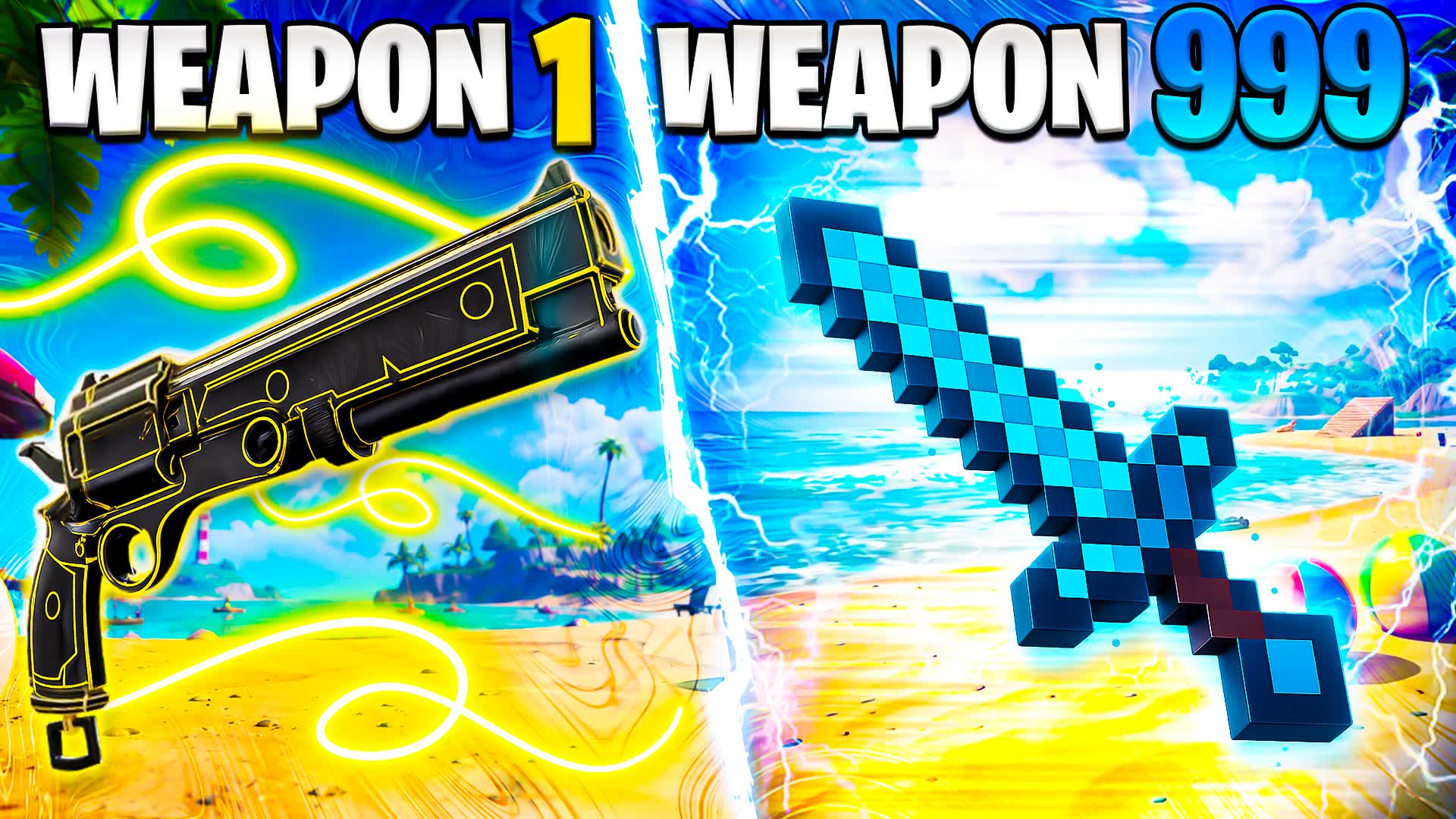 ☀️SUNNY ISLAND☀️GUN GAME🔫ONE SHOT🎯 — Fortnite Creative map