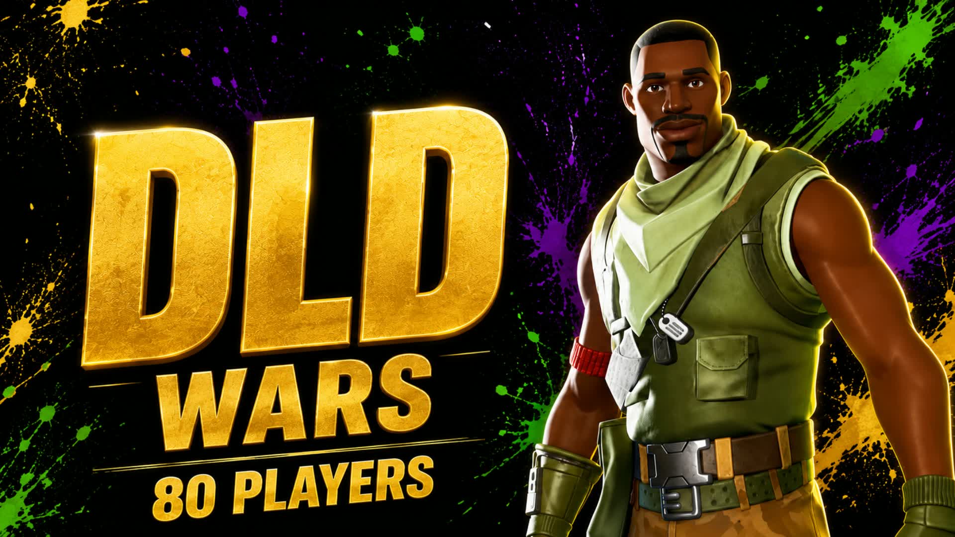 DLD- Zone Wars 80 Players — Fortnite Creative map