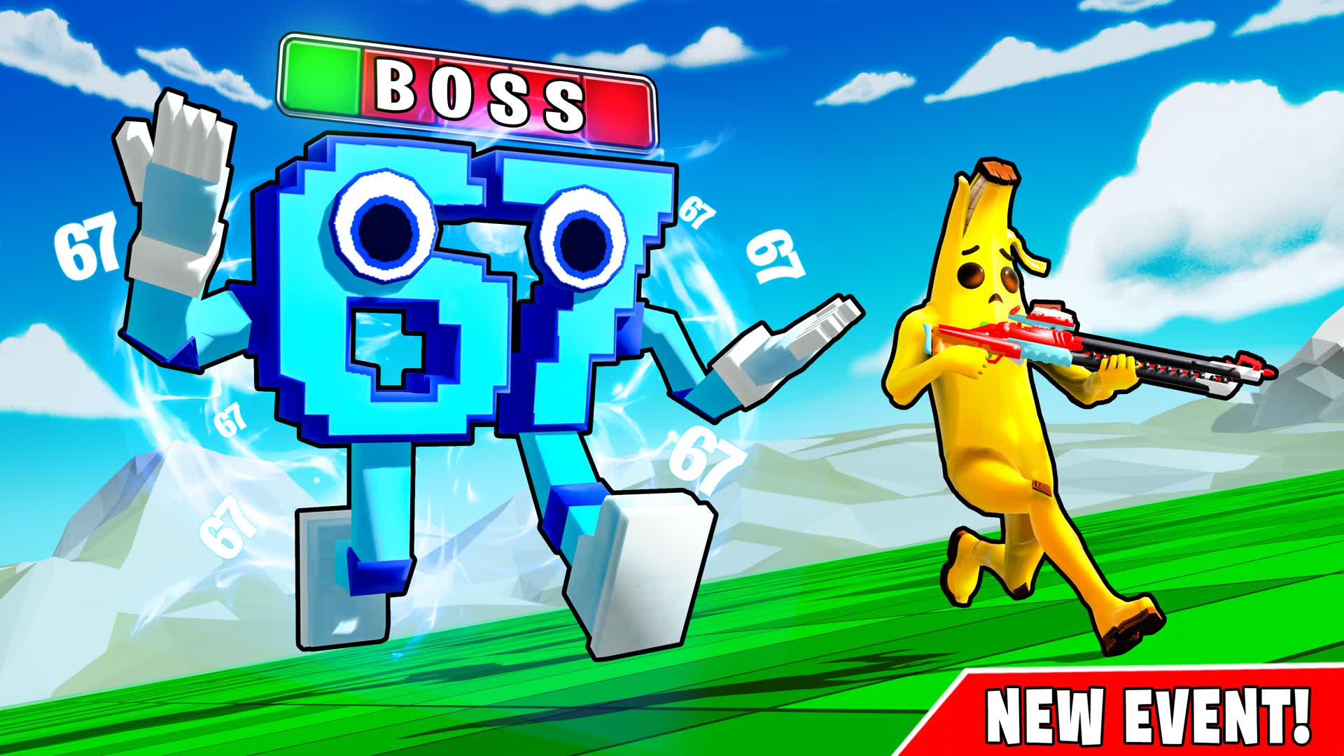 BRAINROTS BOSS FIGHT EVENT — Fortnite Creative map