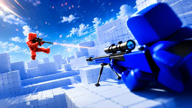 SNIPERS RED VS BLUE 🔴🔵 — Fortnite Creative map