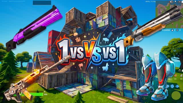 1v1v1 construcción rafapollito — Fortnite Creative map