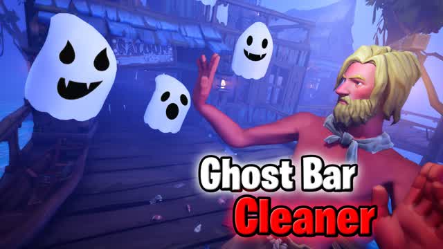 GHOST BAR CLEANER 👻🧹 — Fortnite Creative map
