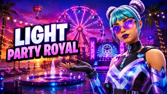 Light Party Royale — Fortnite Creative map cover art