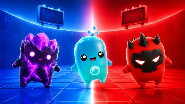 RED VS BLUE IRON STORM 🔴🔵 — Fortnite Creative map