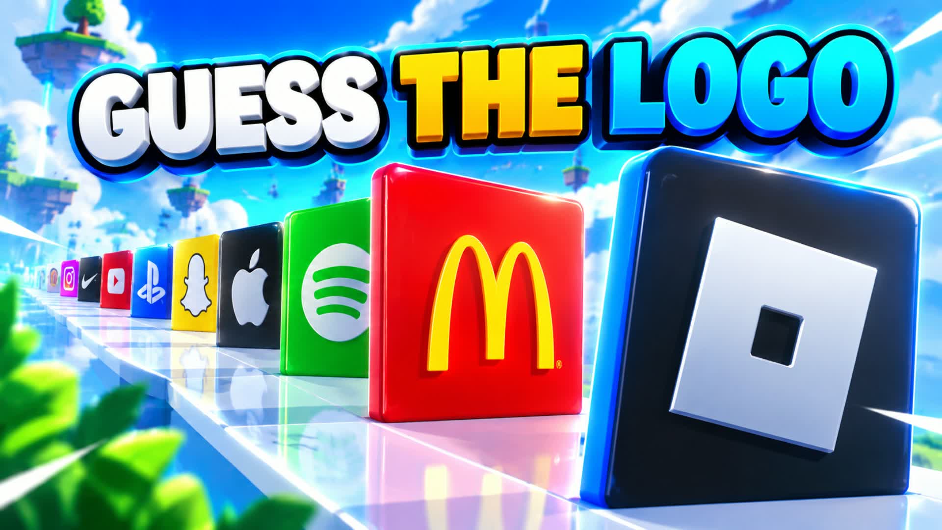 GUESS THE LOGO QUIZ GAME 🧠 — Fortnite Creative map