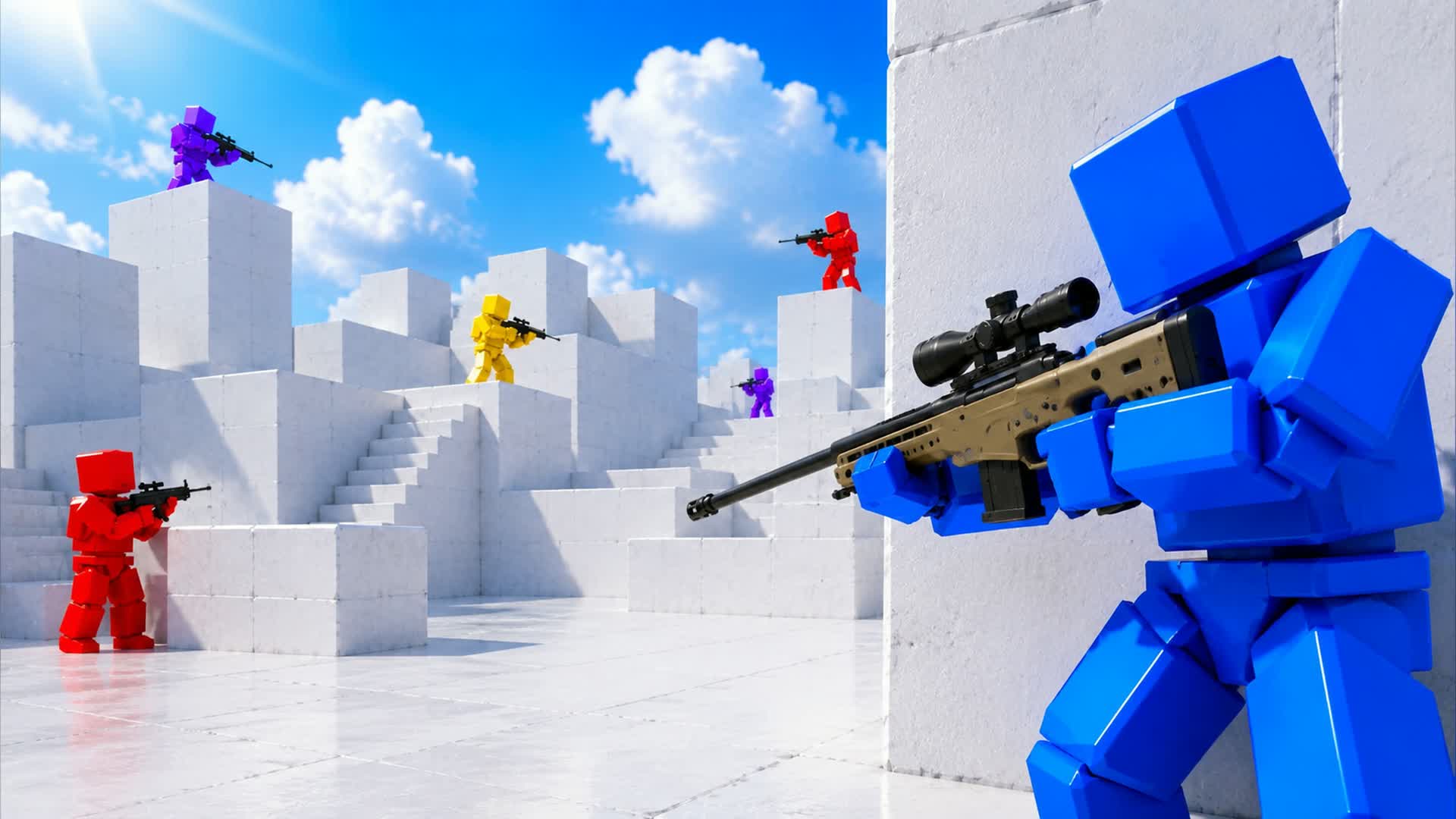RED VS BLUE STRIKE ROUTE 🔴🔵 — Fortnite Creative map