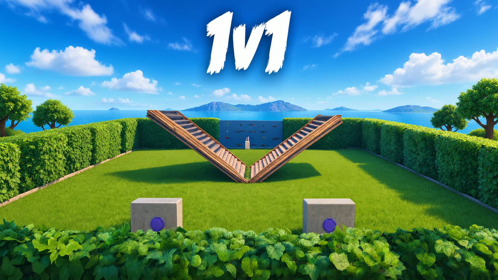 1v1 super — Fortnite Creative map