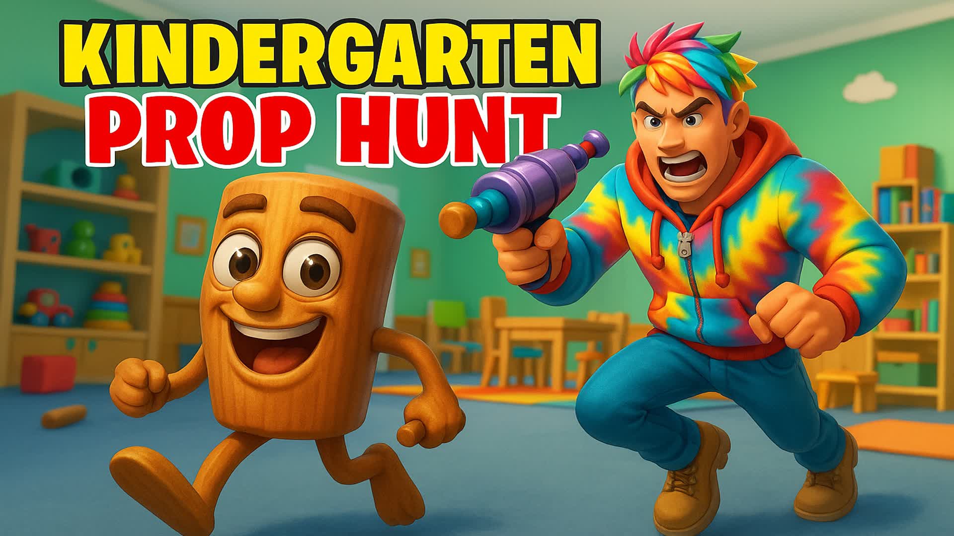 🧸 KINDERGARTEN 🎯 PROP HUNT — Fortnite Creative map