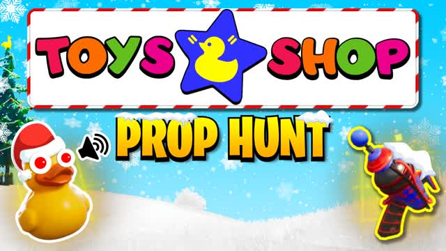 TOYS SHOP PROP HUNT 🛒❄️ — Fortnite Creative map cover art