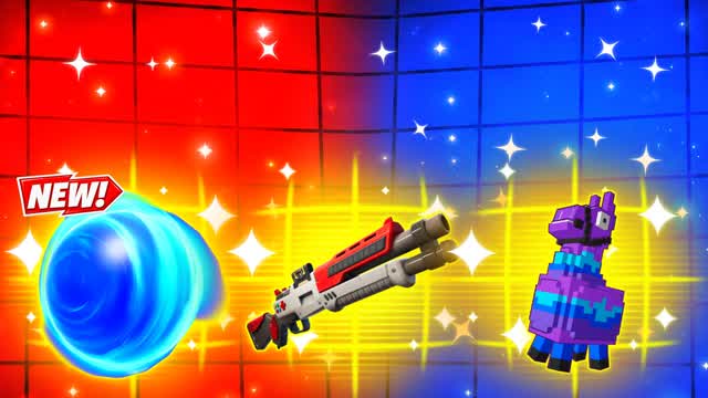 RED VS BLUE FIRE RESERVE 🔴🔵 — Fortnite Creative map cover art