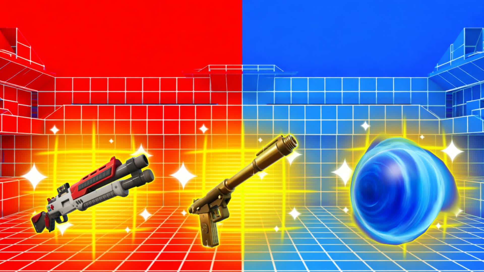 RED VS BLUE STRONG END 🔴🔵 — Fortnite Creative map