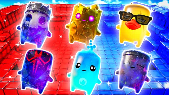 RED VS BLUE AIM TRACKER 🔴🔵 — Fortnite Creative map cover art