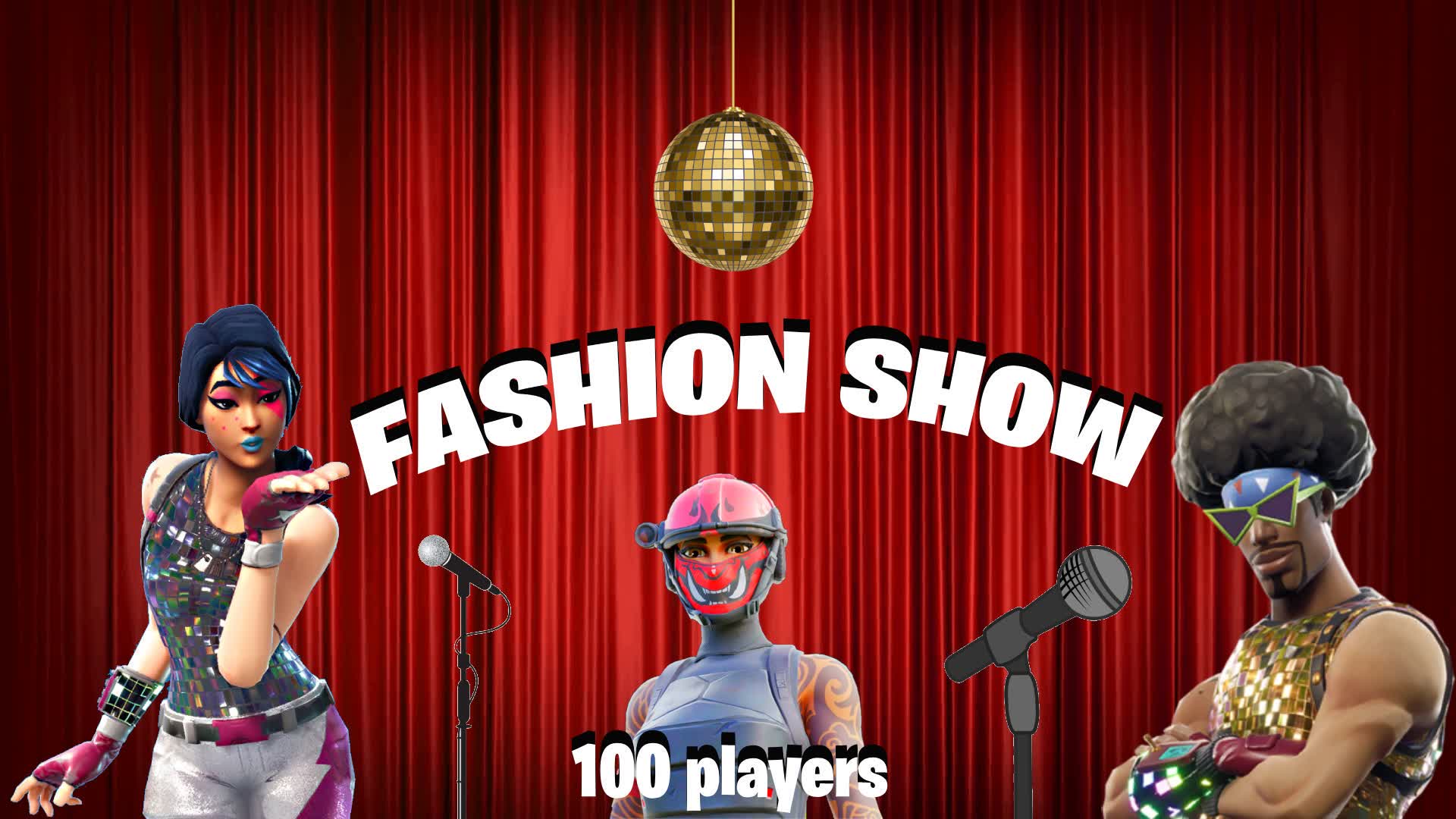 Sharabi Map Fashion show 100 players! — Fortnite Creative map