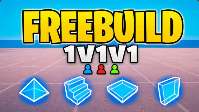 FREE BUILDING 1V1V1 PRACTICE — Fortnite Creative map