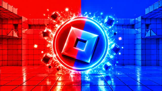 RED VS BLUE 🔴🔵 GOLDEN — Fortnite Creative map cover art