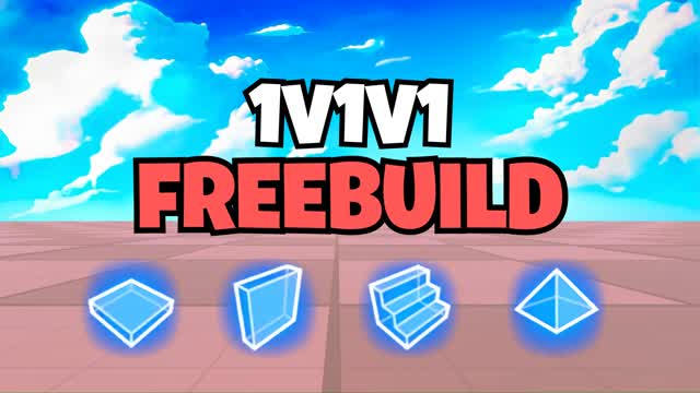 FREE BUILD 1V1V1 PRACTICE (FFA) — Fortnite Creative map