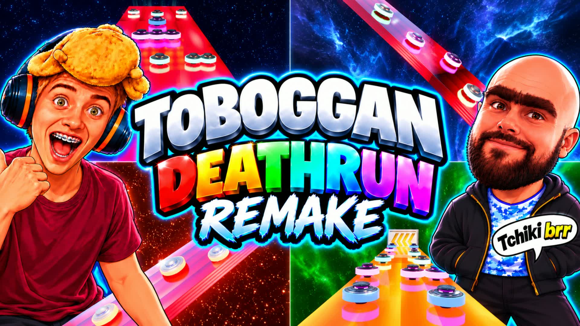 OG TOBOGGAN DEATHRUN REMAKE MICH CROUTON — Fortnite Creative map
