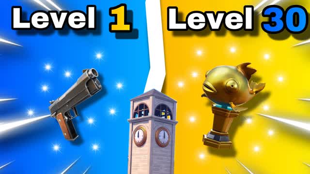 ⭐CRAZY TILTED GUN GAME⭐ — Fortnite Creative map cover art