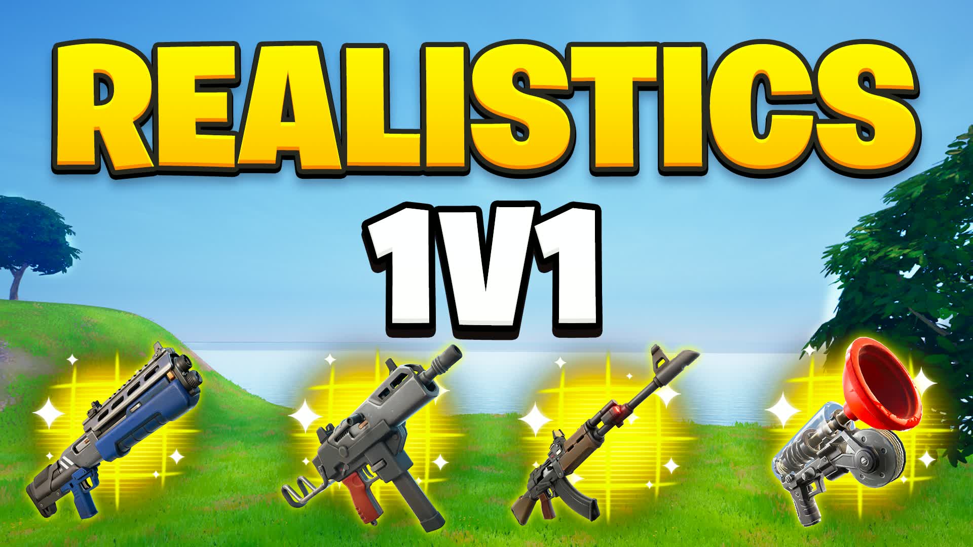 1V1 Realistics Free for all — Fortnite Creative map