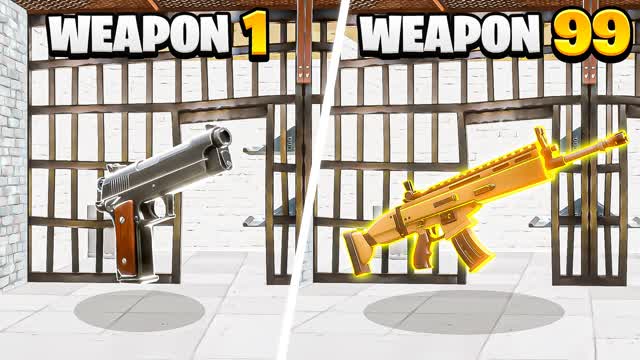 PRISON GUN GAME 🔶 — Fortnite Creative map cover art