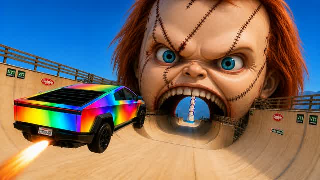 CAR GAME 🕹️ RAMP HORROR — Fortnite Creative map