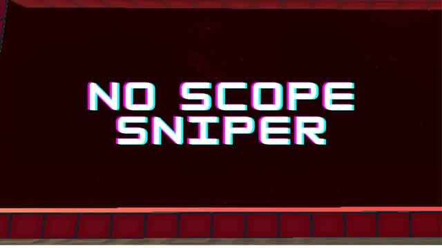 No Scope Sniper — Fortnite Creative map cover art