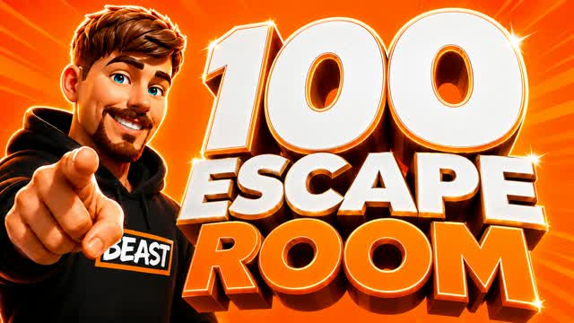 100 PIZZA ESCAPE ROOM🍕 — Fortnite Creative map cover art