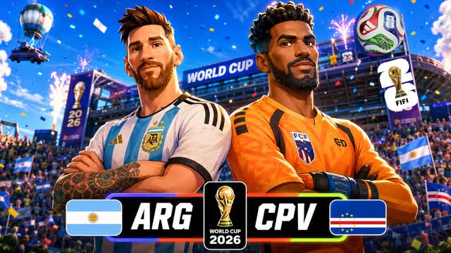 ARGENTINA vs CABO VERDE VOZINHA VS MESSI — Fortnite Creative map