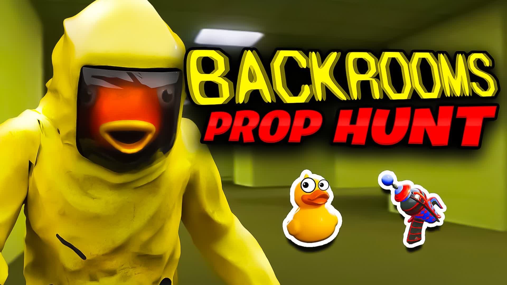 BACKROOMS WORLD [PROP HUNT] — Fortnite Creative map