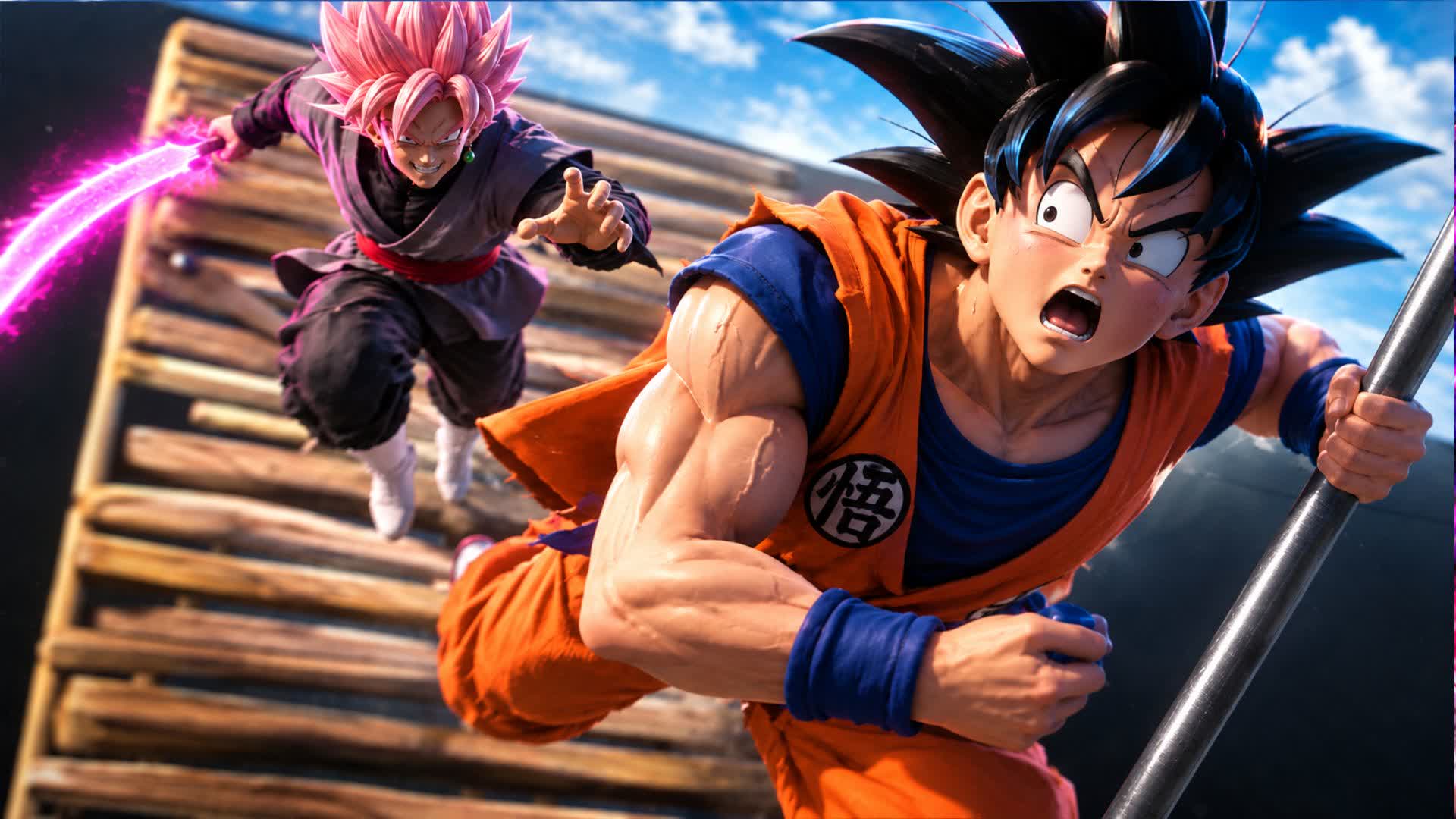 1v1 BUILD FIGHT [GOKU VS GOKU BLACK] — Fortnite Creative map