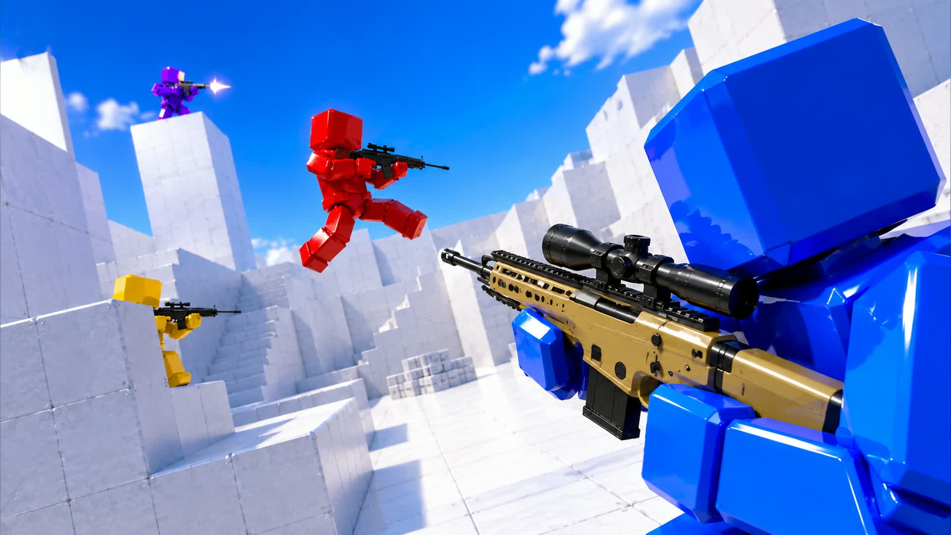 RED VS BLUE HEAT VECTOR ๐ด๐ต โ Fortnite Creative map