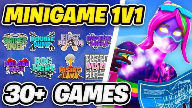 Minigame 1v1 ⭐️ — Fortnite Creative map cover art