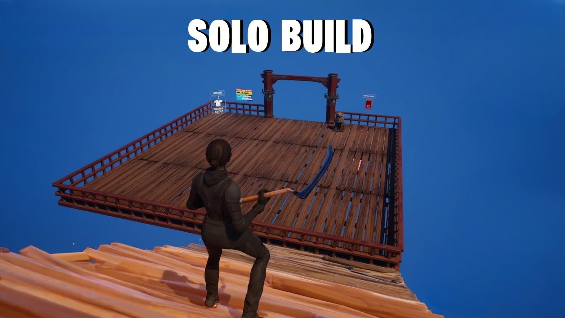 Solo Build - Free Build ✍️ — Fortnite Creative map
