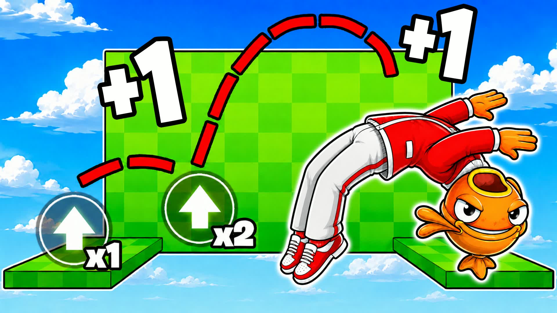 +1 Flip Obby Escape — Fortnite Creative map