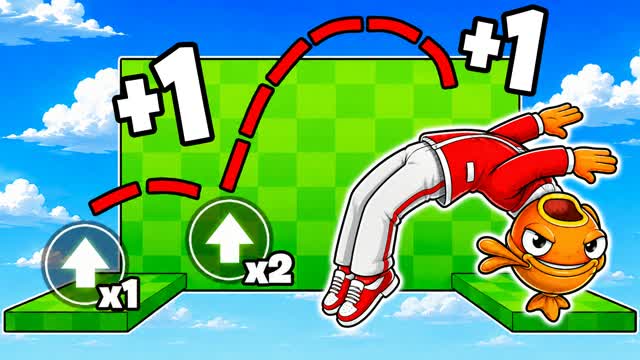 +1 Flip Obby Escape — Fortnite Creative map