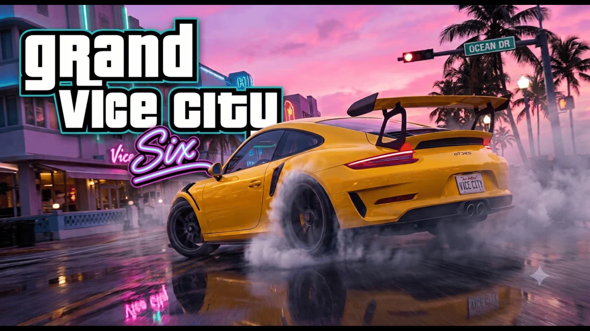 GRAND VICE CITY DRIVE🌴🚗 — Fortnite Creative map