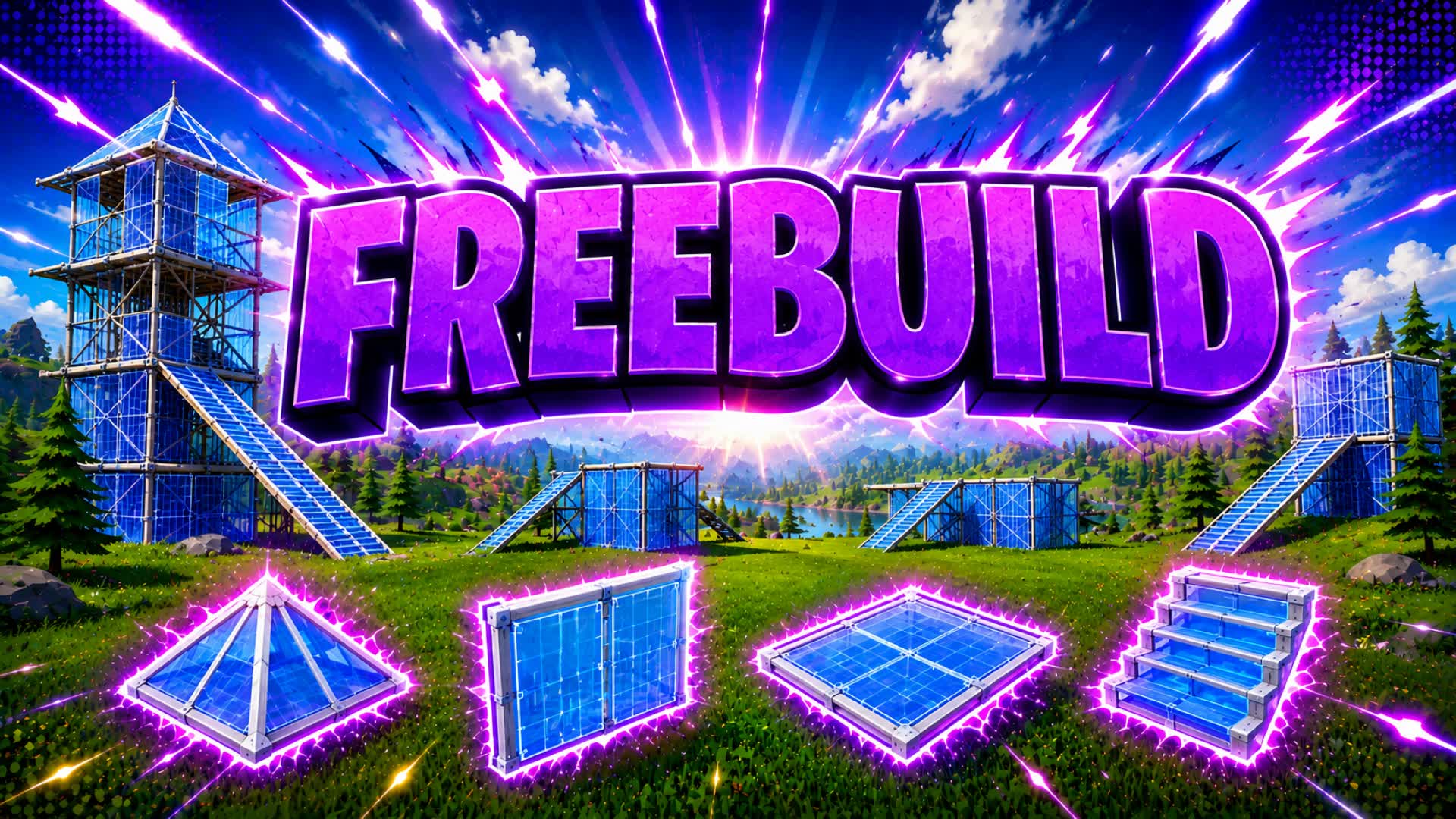 Freebuild 1v1v1 [Unlimited] — Fortnite Creative map