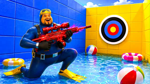 ZAPATA TRICKSHOT PARKOUR🎯(70 LEVELS) — Fortnite Creative map cover art