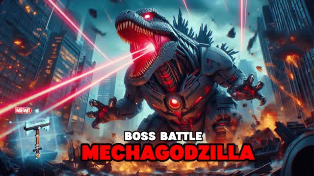 🐲MechaGodzilla BOSS FIGHT — Fortnite Creative map