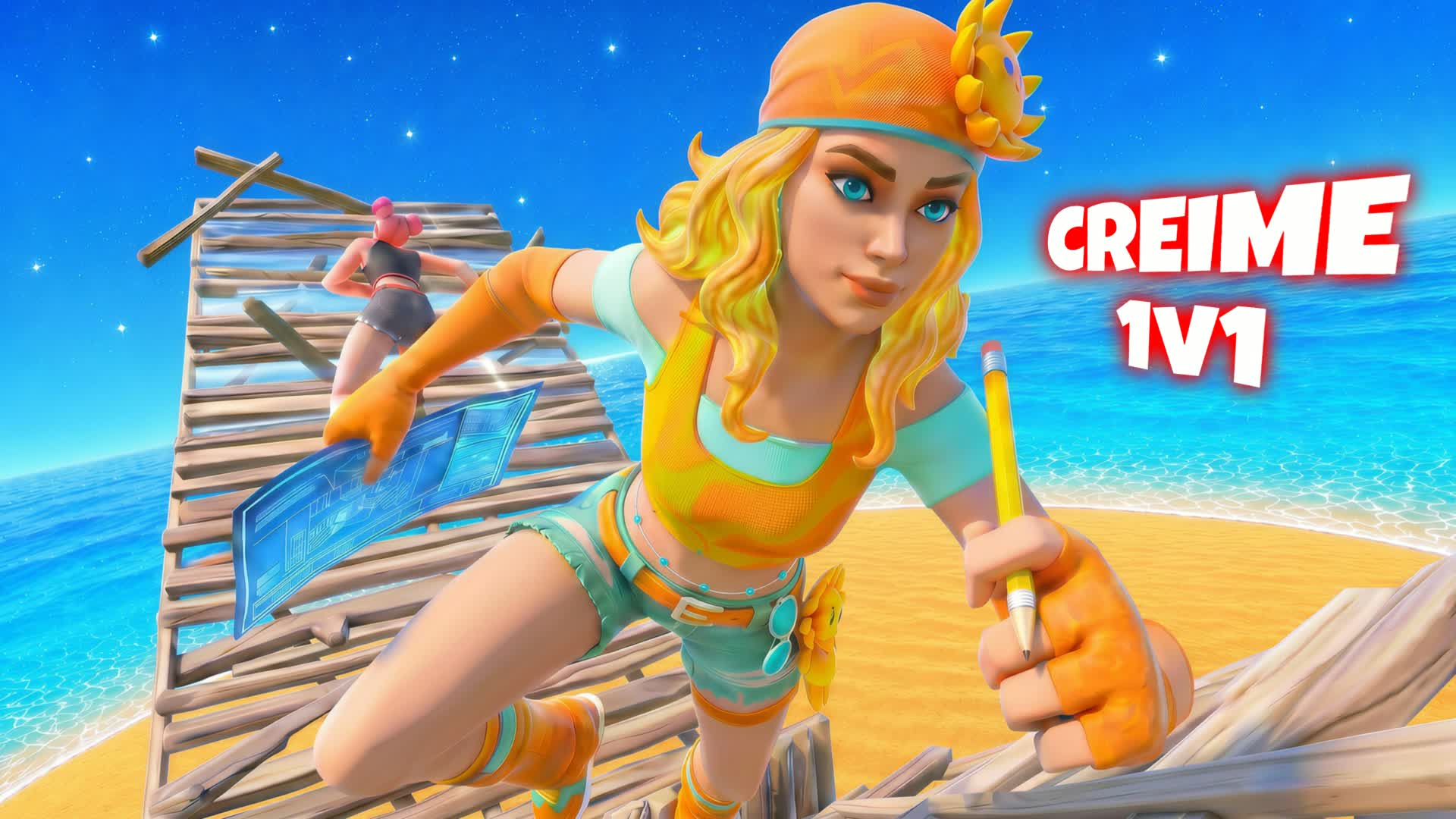 🏝️1V1 ISLAND BUILD FIGHT [CREIME_FN] — Fortnite Creative map