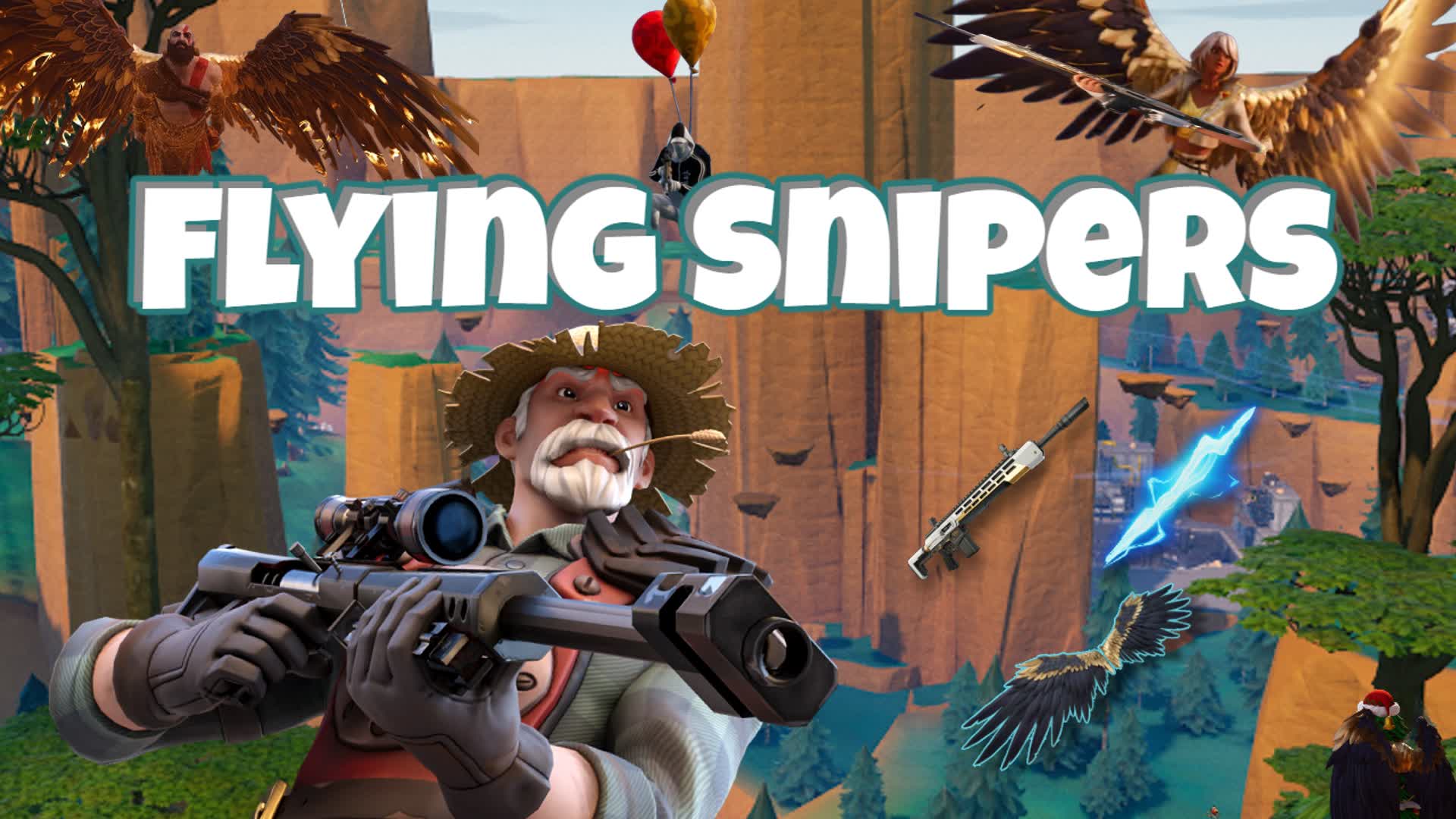 Flying Snipers — Fortnite Creative map