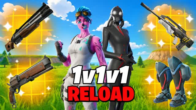 XEG 1V1V1 Reload — Fortnite Creative map cover art