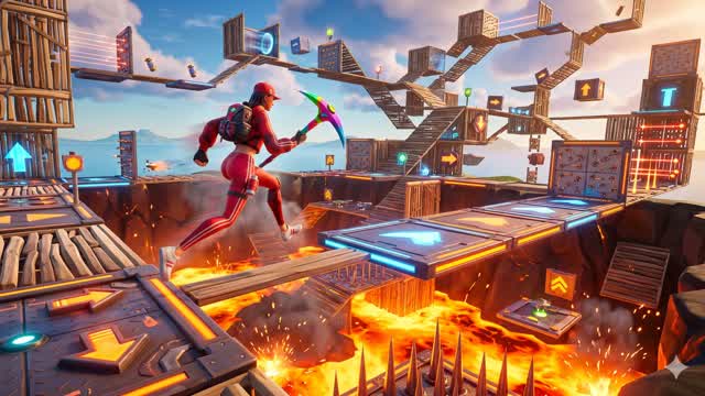 INFERNO DEATHRUN 🔥 — Fortnite Creative map cover art