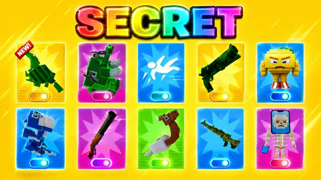 SECRET 1V1 WITH GUN & RIDES — Fortnite Creative map cover art