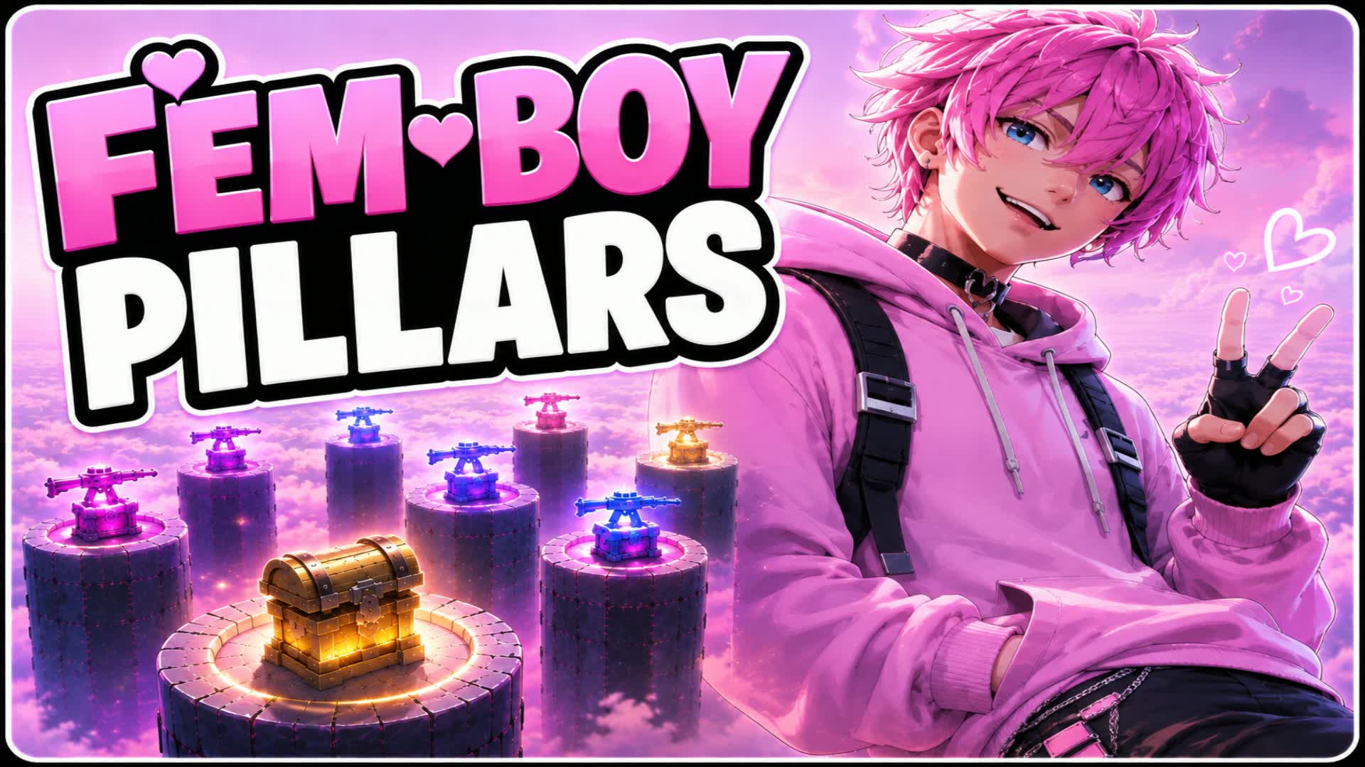 Fem-Boy Pillarz — Fortnite Creative map