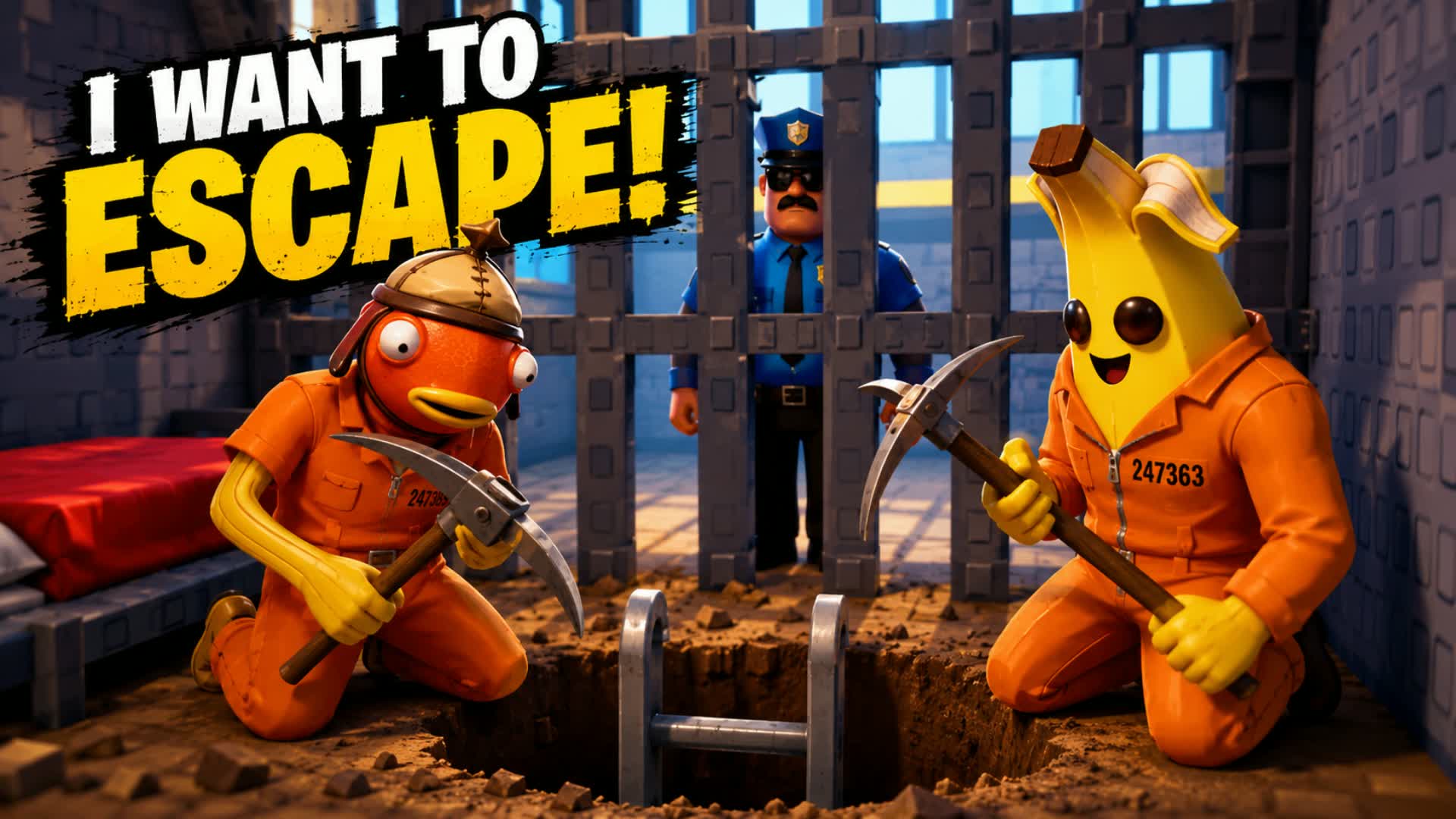 I WANT TO ESCAPE — Fortnite Creative map
