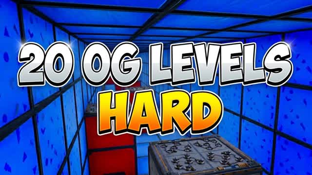 HARD OG DEATHRUN ✨ 20 LEVELS PARKOUR — Fortnite Creative map