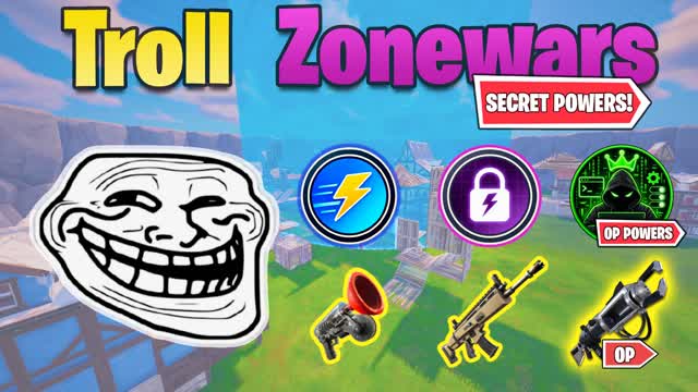 Troll Zonewars — Fortnite Creative map