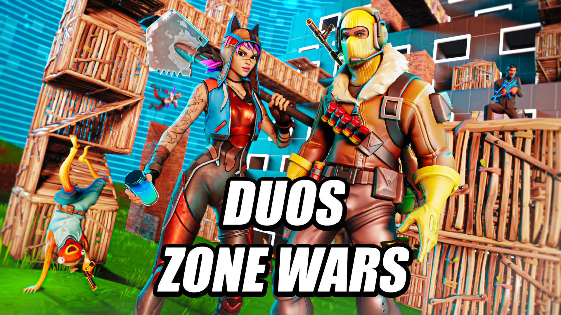 Duos zone wars — Fortnite Creative map