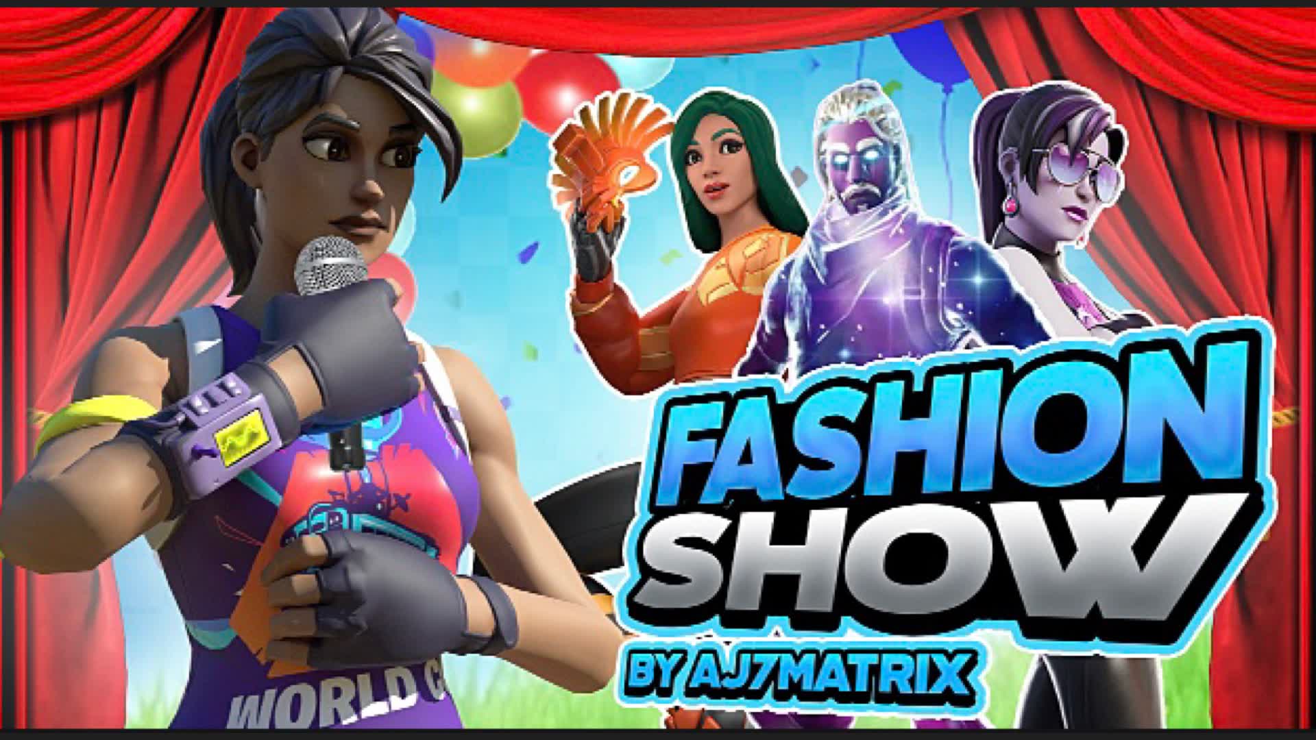 Fashion Show Customs! — Fortnite Creative map